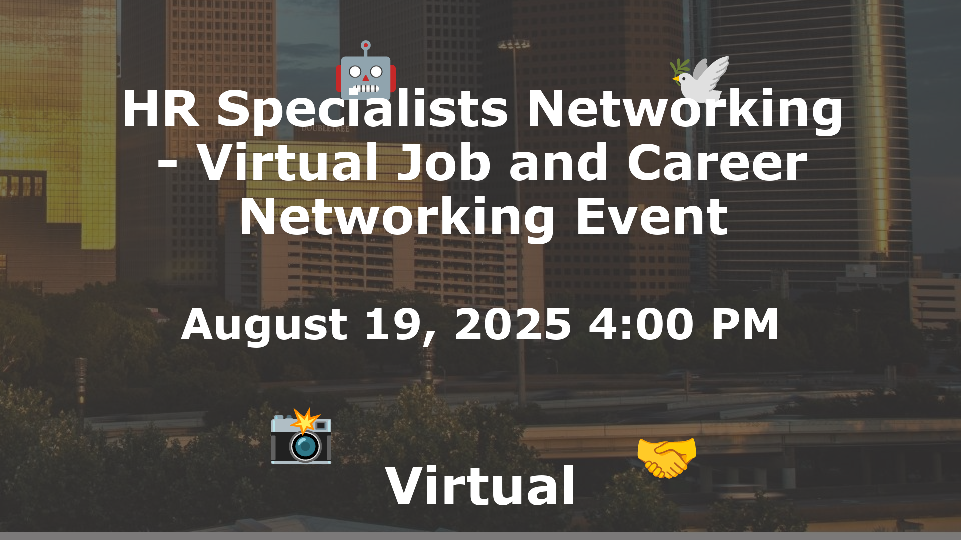 HR Specialists Networking - Virtual Job and Career Networking Event event image